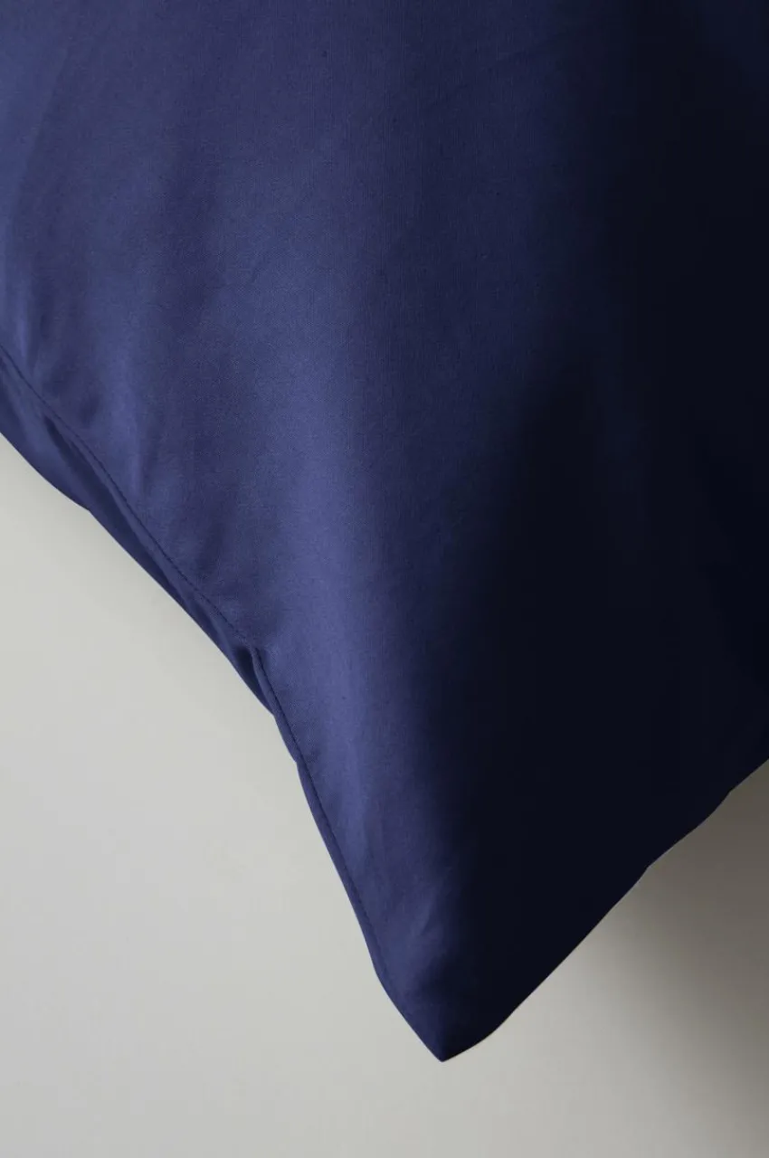Örngott|Jotex ZACK SATIN örngott 60x50 Cm 2-pack - Ekologisk Mörkblå