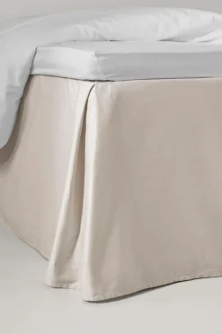Sängkappor|Jotex ZACK SATIN Sängkappa 60 Cm - Ekologisk Beige