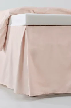 Sängkappor|Jotex ZACK SATIN Sängkappa 60 Cm - Ekologisk Blekrosa