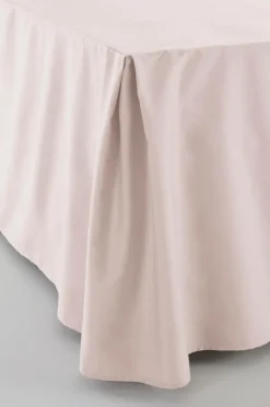 Sängkappor|Jotex ZACK SATIN Sängkappa 60 Cm - Ekologisk Blekrosa