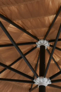 Parasoller & Pergola|Utemöbler|Jotex ZAKYNTHOS Solparasoll ø 295 Cm Brun