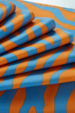 Servetter|Jotex ZOE Servett 8-pack Orange/blå