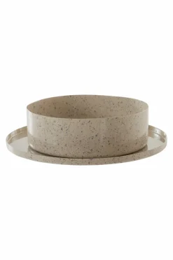 Skålar|Brickor & Serveringsfat|Jotex ZUMA PICNIC Serveringsset 2-pack Beige/grå